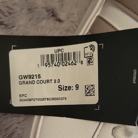 adidas White and Gray Women's Sneakers - Picture 2 of 8